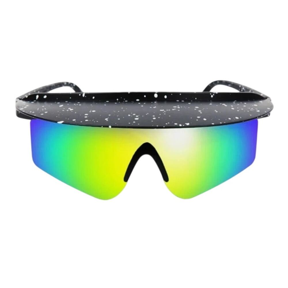 Tipsy Elves Major Lazer Mirrored Visor Shades, Unisex, NWT